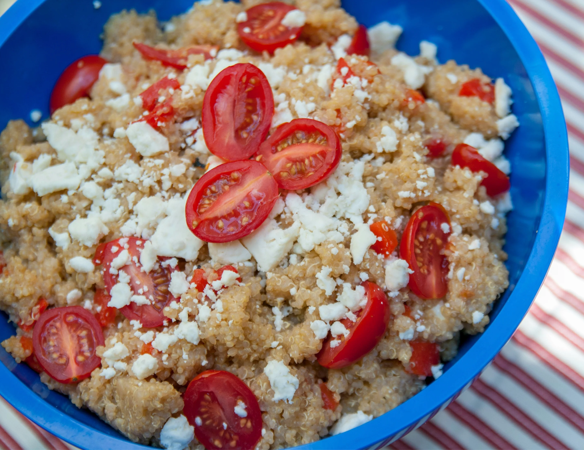 Red & White Quinoa Salad – Stylish Spoon