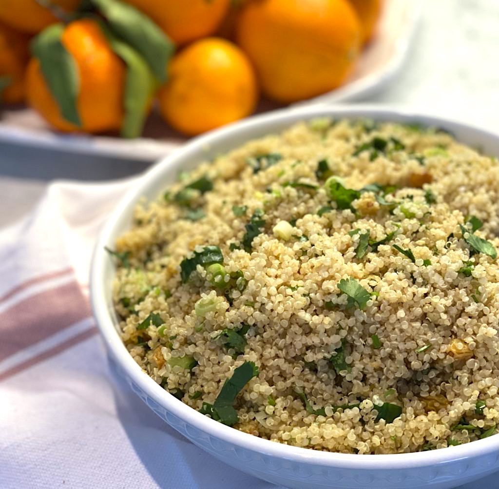 Quinoa Salad with Orange, Cilantro &amp; Golden Raisins
&ndash; Stylish Spoon