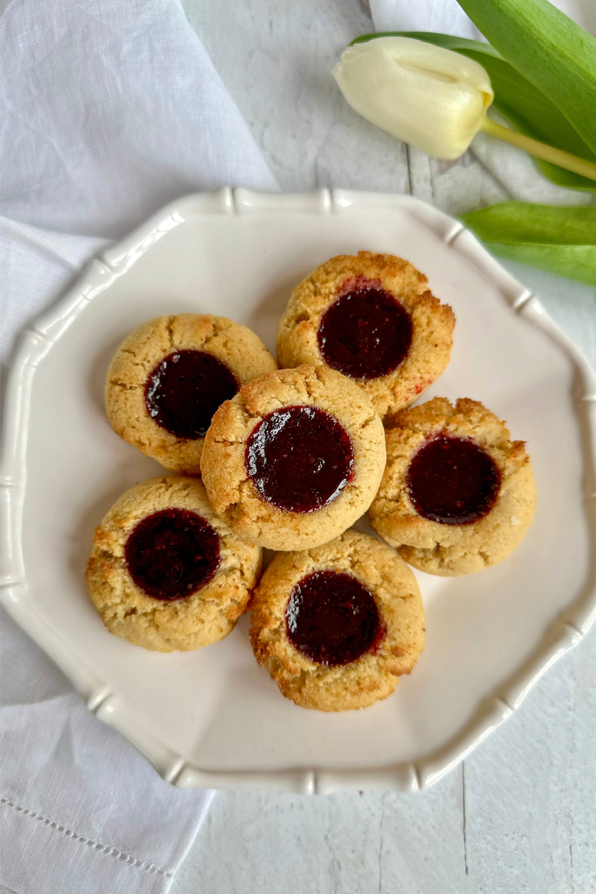 Jam-filled Thumbprint Cookies Stylish Spoon