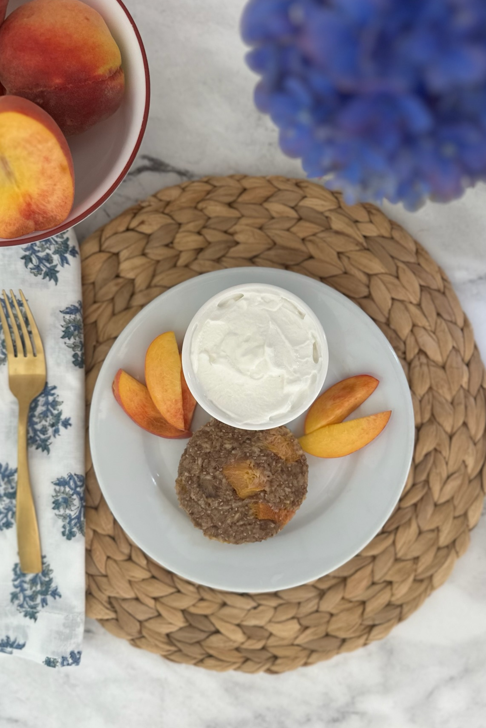 Peach OatMEAL Cups