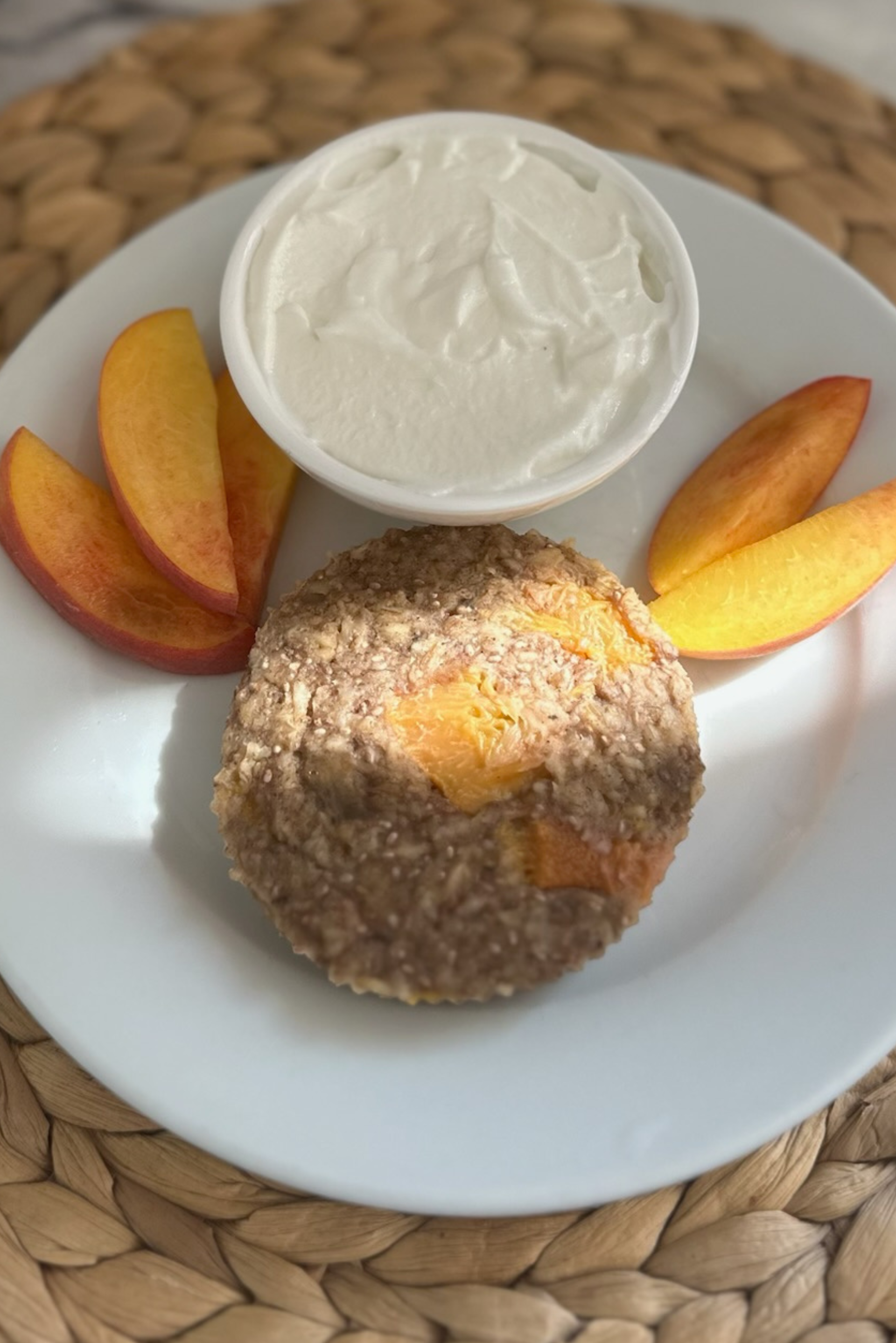 Peach OatMEAL Cups