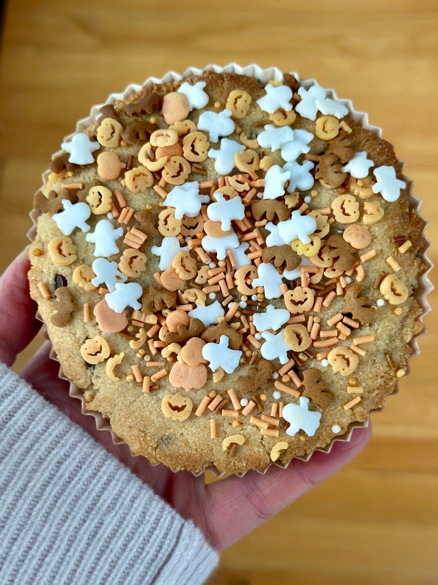 Mini Halloween Cookie Pie