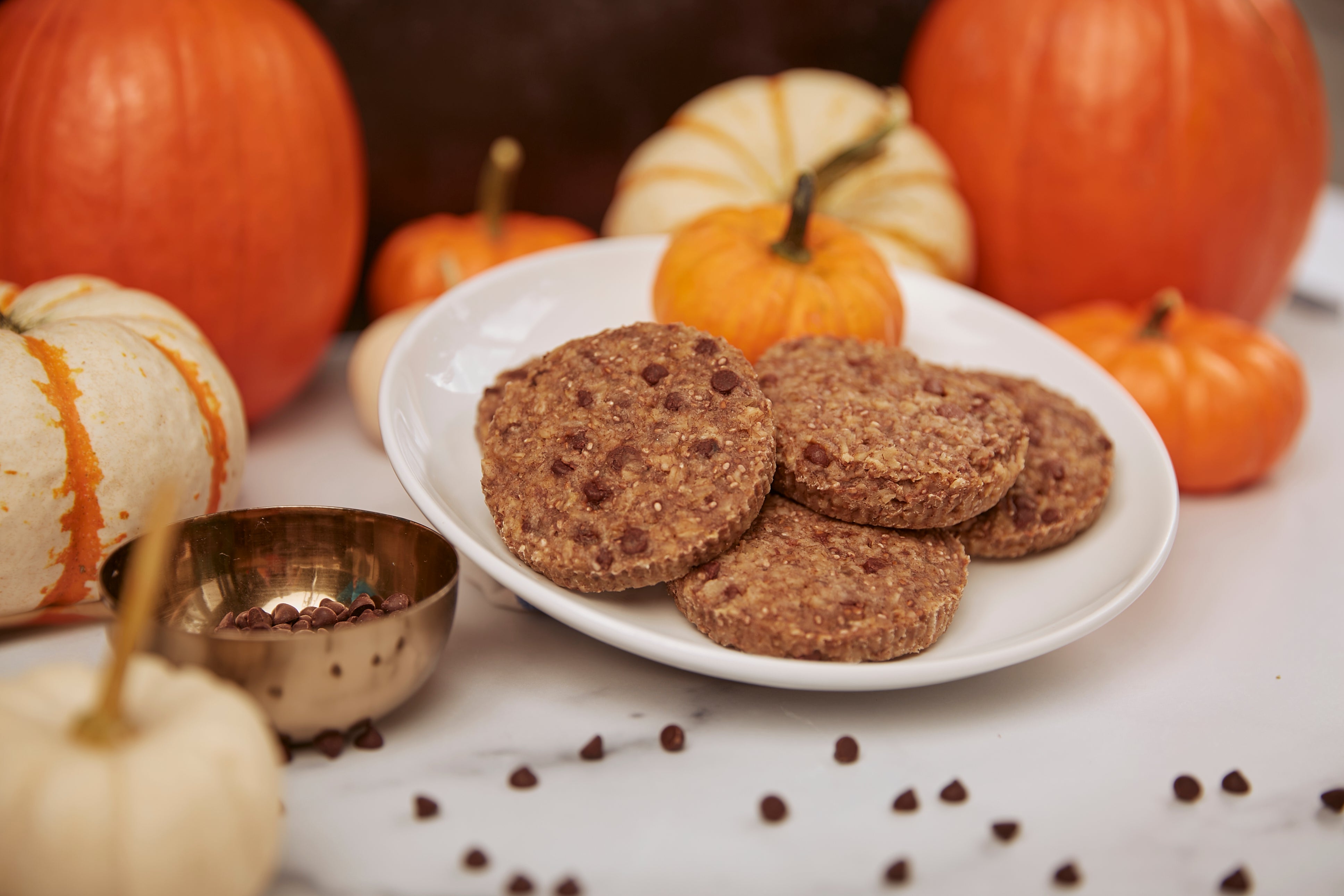 Pumpkin Chocolate OatMEAL Cups