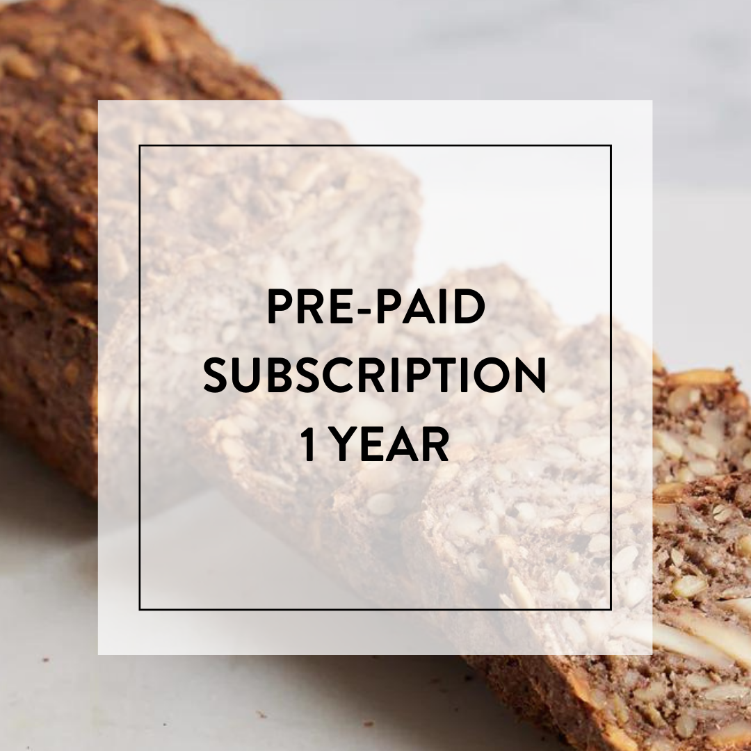 Gift: Superseed Bread Subscription - 1 year (2 loaves per month) Stylish Spoon