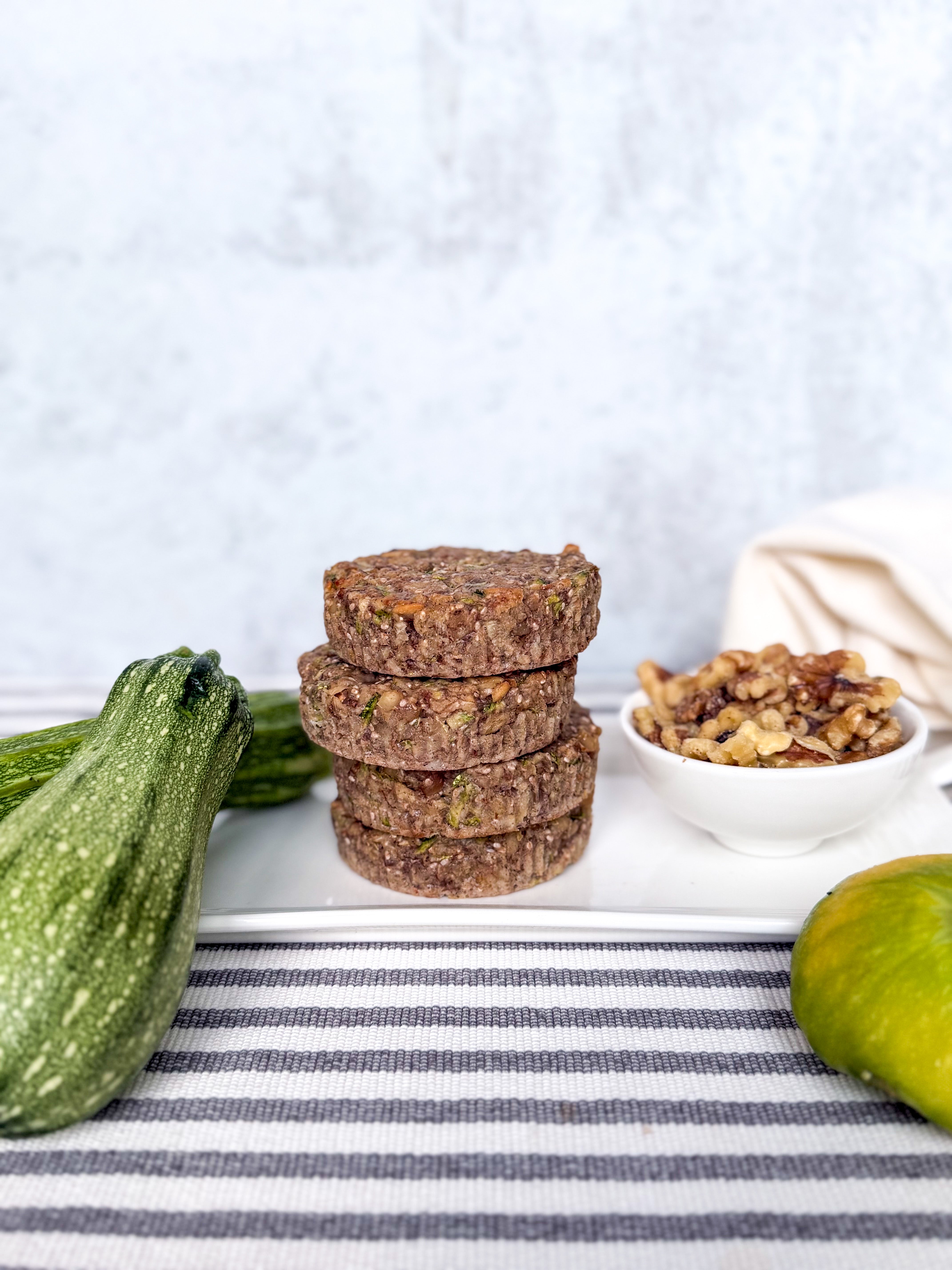 Zucchini + Walnut OatMEAL Cups