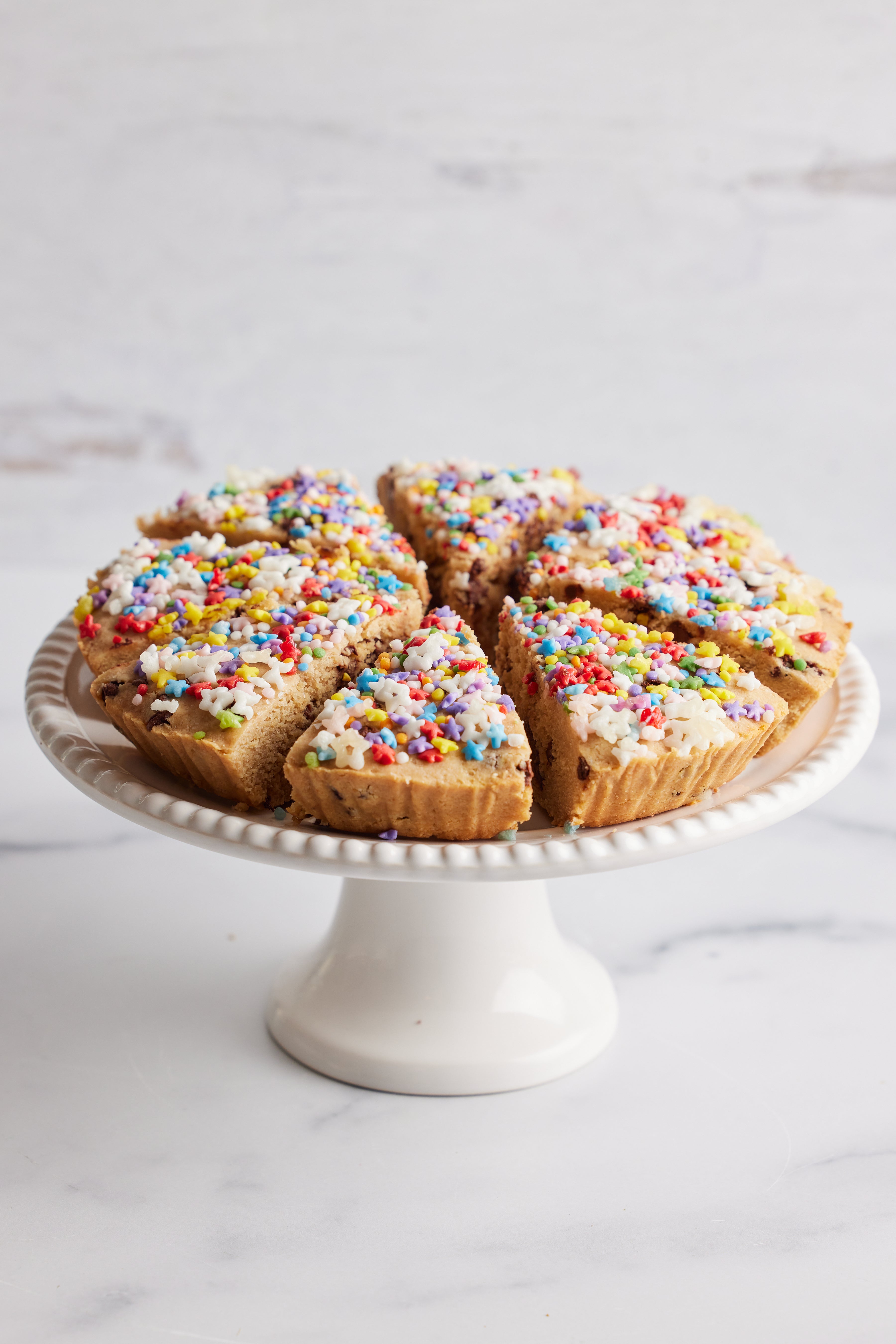 Rainbow Sprinkle Cookie Pie Stylish Spoon